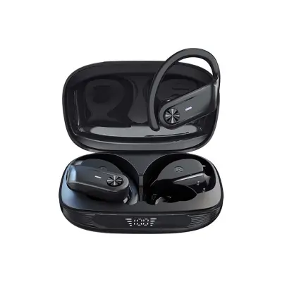 HIFI Slušalke za šport z odpravljanjem hrupa, Bluetooth 5.4, 45 ur predvajanja