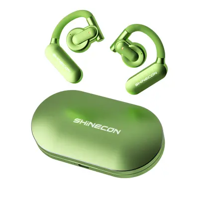 Vijolične Bluetooth 5.3 slušalke: Dolga življenjska doba baterije, udobje Green