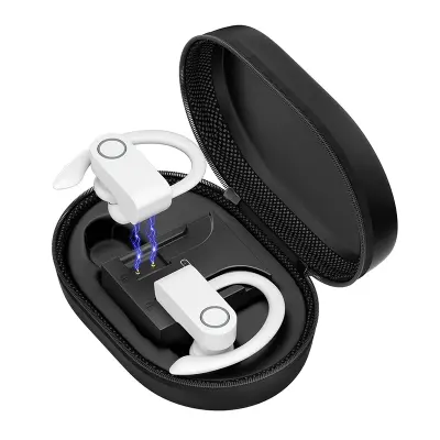 Bele Bluetooth slušalke SP97 z mikrofonom za odpravljanje šumov White