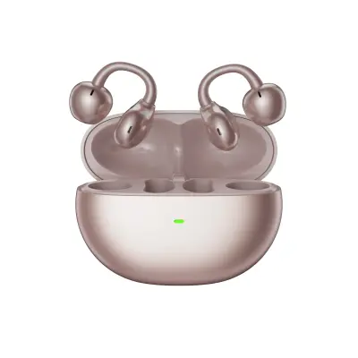 Udobne Bluetooth slušalke za ušesa z dolgotrajno baterijo in nizko latenco Pink