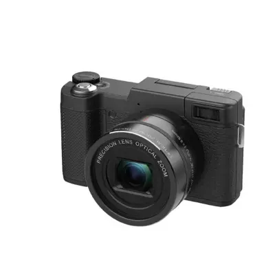 48MP brezzrcalni digitalni fotoaparat s 5x optičnim zoomom - črn, 4K snemanje