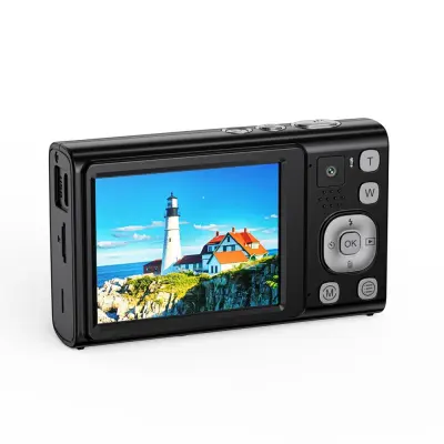 Visoka ločljivost digitalnega fotoaparata s 6x optičnim zoomom in dvojno lečo