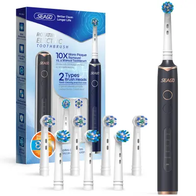 SG-2603 Rotacijska električna zobna ščetka za optimalno čistočo Black