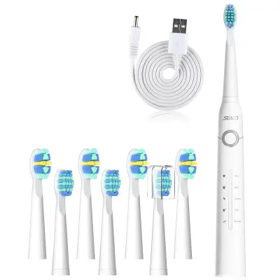 Sončna električna zobna ščetka s 5 načini čiščenja White