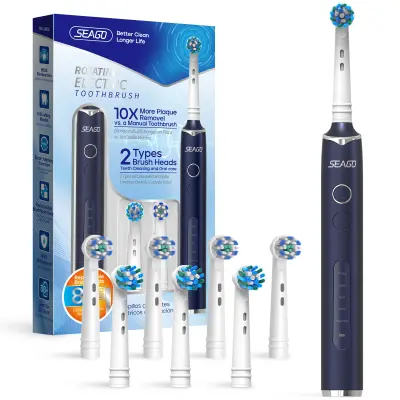 SG-2603 Rotacijska električna zobna ščetka za optimalno čistočo Blue