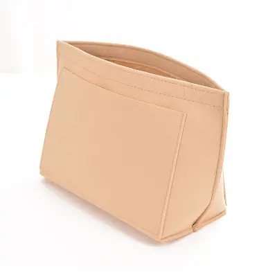 Khaki Felt Vstavite Organizator Torbe, Velika Kapaciteta Potovalna Torba  L