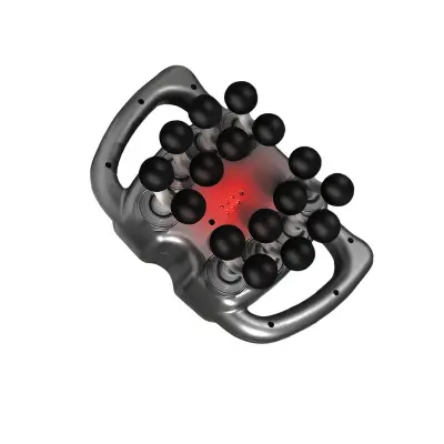 16 Glav Polnilna Fascialna Pištola Masažer za Sprostitev Mišic Grey