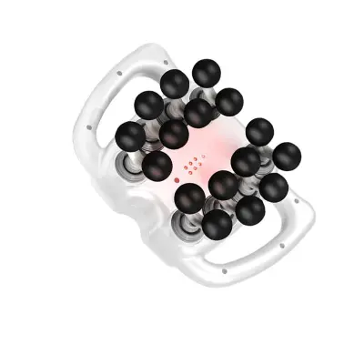 16 Glav Polnilna Fascialna Pištola Masažer za Sprostitev Mišic White