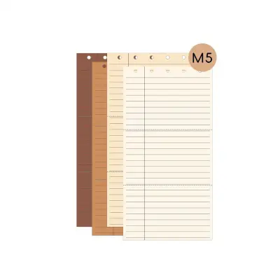 Polnilni papir za zvezke Brown  C