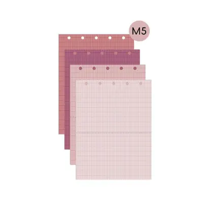 Polnilni papir za zvezke Pink  D