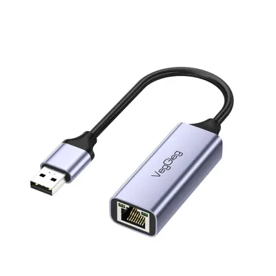 USB na Gigabit Ethernet Adapter - Aluminijasta Zlitina, 2.5G Žični Priključek