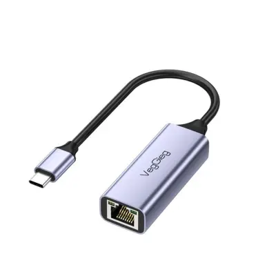 Type-C na Gigabit Ethernet Adapter - Aluminijasta Zlitina RJ45 Konektor