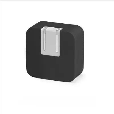 Silikonsko Zaščitno Ohišje Združljivo z Apple 40W Napajalnim Adapterjem Black