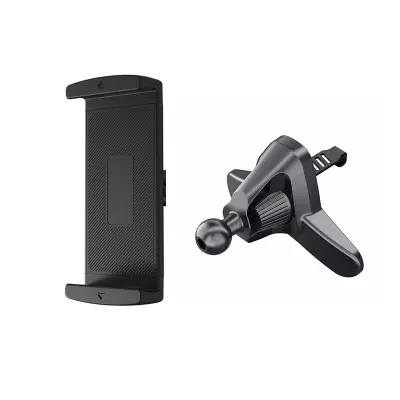 Univerzalni črni avtomobilski nosilec z nastavljivim kljukom