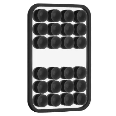 Univerzalno držalo za telefon z ogledalom in priseskom, prostoročno Black