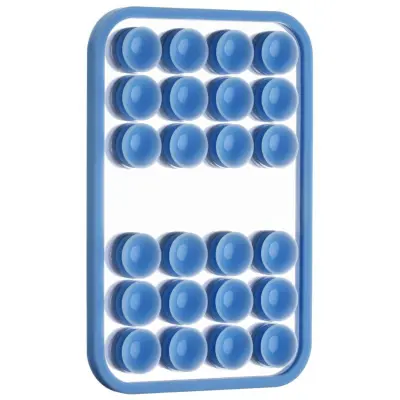 Univerzalno držalo za telefon z ogledalom in priseskom, prostoročno Blue