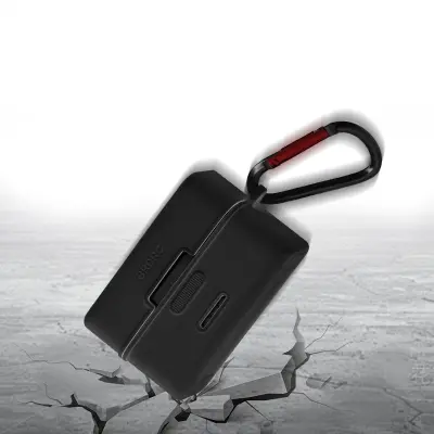 Silikonsko ohišje za polnilno škatlico DJI Mic Mini Black