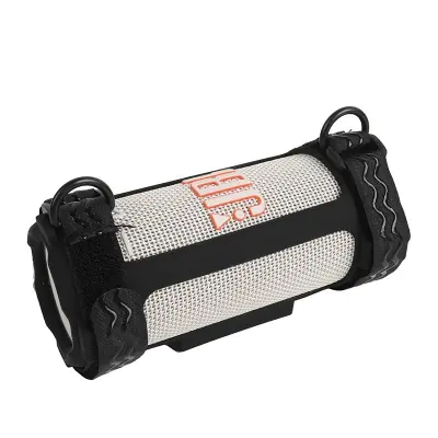 Silikonsko zaščitno ohišje, združljivo z JBL Grip Speaker - prenosno, odporno na udarce Black