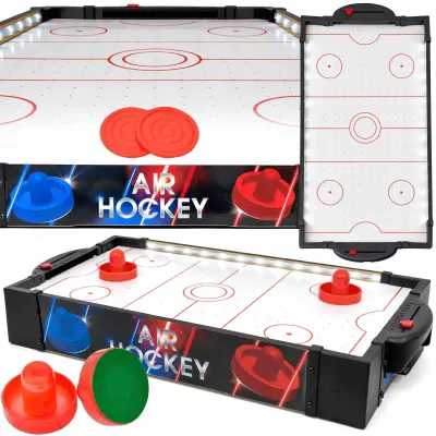 Namizni baterijski zračni hokej 58cm LED