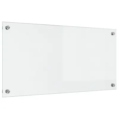 vidaXL Zaščita za kuhinjo Transparentno 80 x 40 cm kaljeno steklo