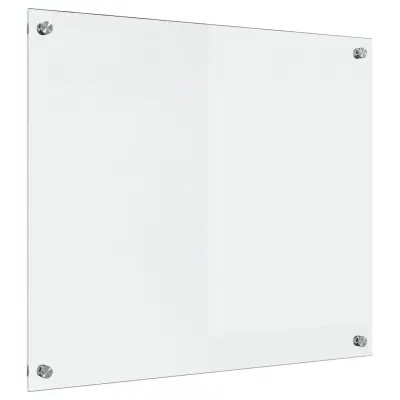 vidaXL Zaščita za kuhinjo Transparentno 70 x 60 cm kaljeno steklo