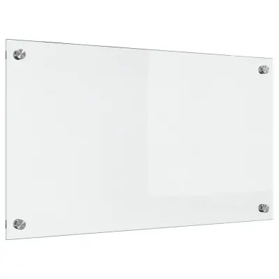 vidaXL Zaščita za kuhinjo Transparentno 70 x 40 cm kaljeno steklo