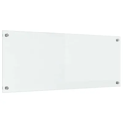 vidaXL Zaščita za kuhinjo Transparentno 100 x 40 cm kaljeno steklo
