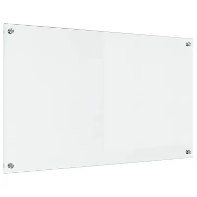 vidaXL Zaščita za kuhinjo Transparentno 100 x 60 cm kaljeno steklo