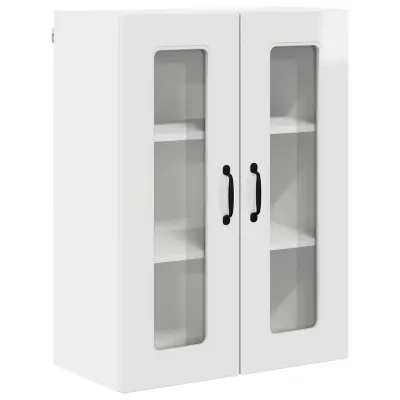 vidaXL Kuhinjski element Kalmar Visok sijaj bela 60 x 31 x 80 cm