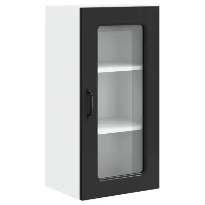 vidaXL Kuhinjski element Kalmar Črna 40 x 31 x 80 cm Konstruiran les