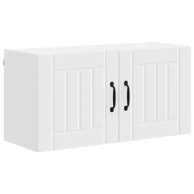 vidaXL Kuhinjski element Bela 80 x 31 x 40 cm Konstruiran les