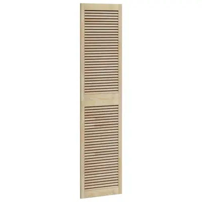 vidaXL Vrata omare Naravna 201 x 2,1 x 49,5 cm Masivno borovo les