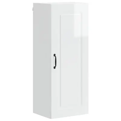 vidaXL Kuhinjski element Kalmar Visok sijaj bela 40 x 31 x 100 cm