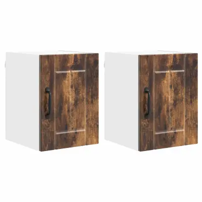 vidaXL Kuhinjski element 2 pcs Dimljeni oreh 30 x 31 x 40 cm