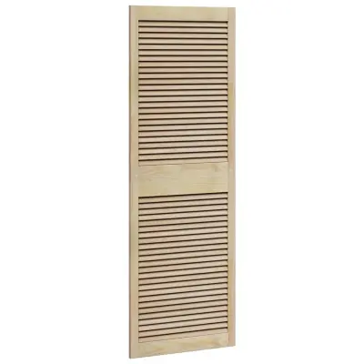 vidaXL Vrata omare Naravna 170 x 2,1 x 59,5 cm Masivno borovo les