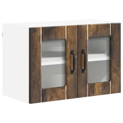 vidaXL Kuhinjski element Dimljeni oreh 60 x 31 x 40 cm Konstruiran les