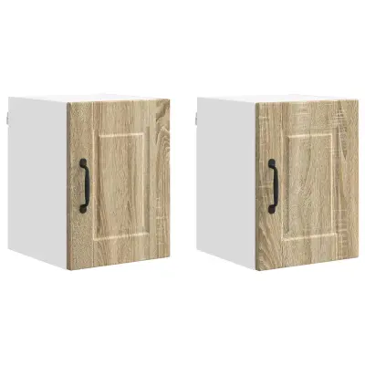 vidaXL Kuhinjski element s polico 2 pcs Sonoma hrast 30 x 31 x 40 cm