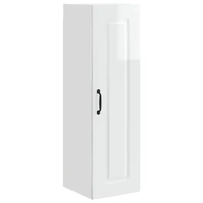 vidaXL Kuhinjski element Kalmar Visok sijaj bela 30 x 31 x 100 cm