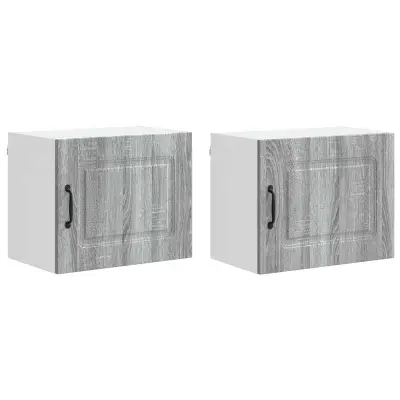 vidaXL Kuhinjski element Kalmar 2 pcs Siva Sonoma 50 x 31 x 40 cm