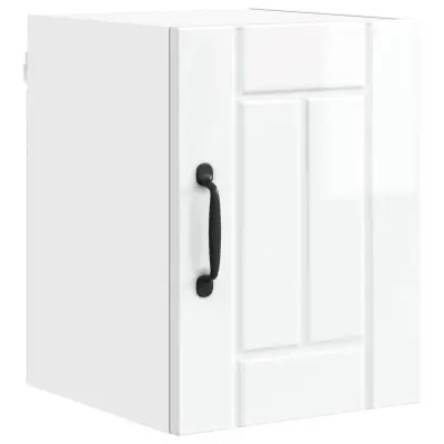 vidaXL Kuhinjski element Visok sijaj bela 30 x 31 x 40 cm