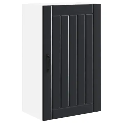 vidaXL Kuhinjski element Črna 50 x 31 x 80 cm Konstruiran les