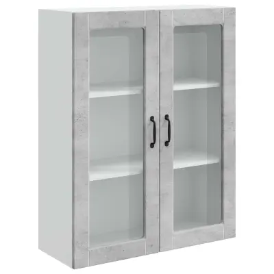 vidaXL Kuhinjski element Kalmar Betonsko siva 80 x 31 x 100 cm