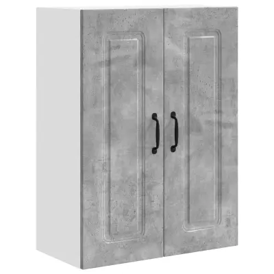 vidaXL Kuhinjski element Kalmar Betonsko siva 60 x 31 x 80 cm