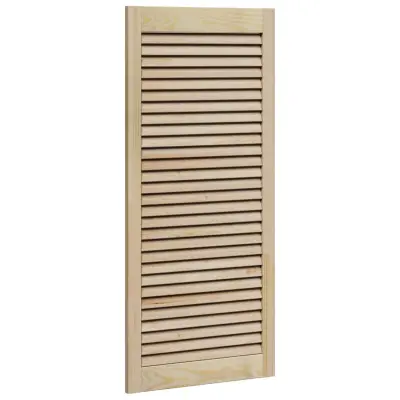 vidaXL Vrata omare Naravna 140.5 x 2 x 59.5 cm Masivno borovo les