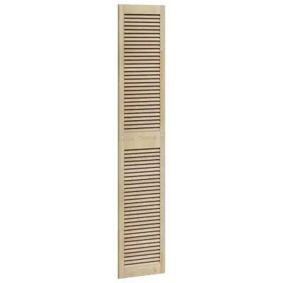 vidaXL Vrata omare Naravna 140.5 x 2 x 59.5 cm Masivno borovo les