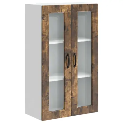 vidaXL Kuhinjski element s polico Dimljeni oreh 60 x 31 x 100 cm