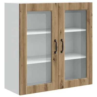 vidaXL Kuhinjski element Umetni hrast 80 x 31 x 80 cm Konstruiran les