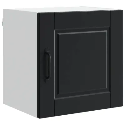 vidaXL Kuhinjski element s polico Črna 40 x 31 x 40 cm Konstruiran les