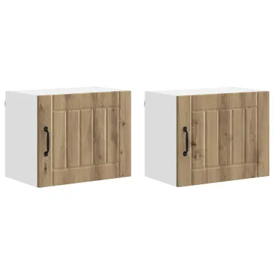 vidaXL Kuhinjski element 2 pcs Umetni hrast 50 x 31 x 40 cm