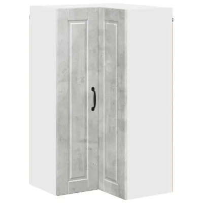 vidaXL Kuhinjski element s polico Betonsko siva 57 x 57 x 100 cm